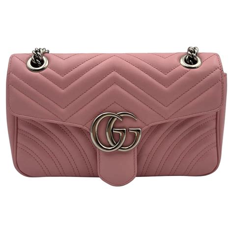 gucci marmont grande rosa|gucci gg marmont mini.